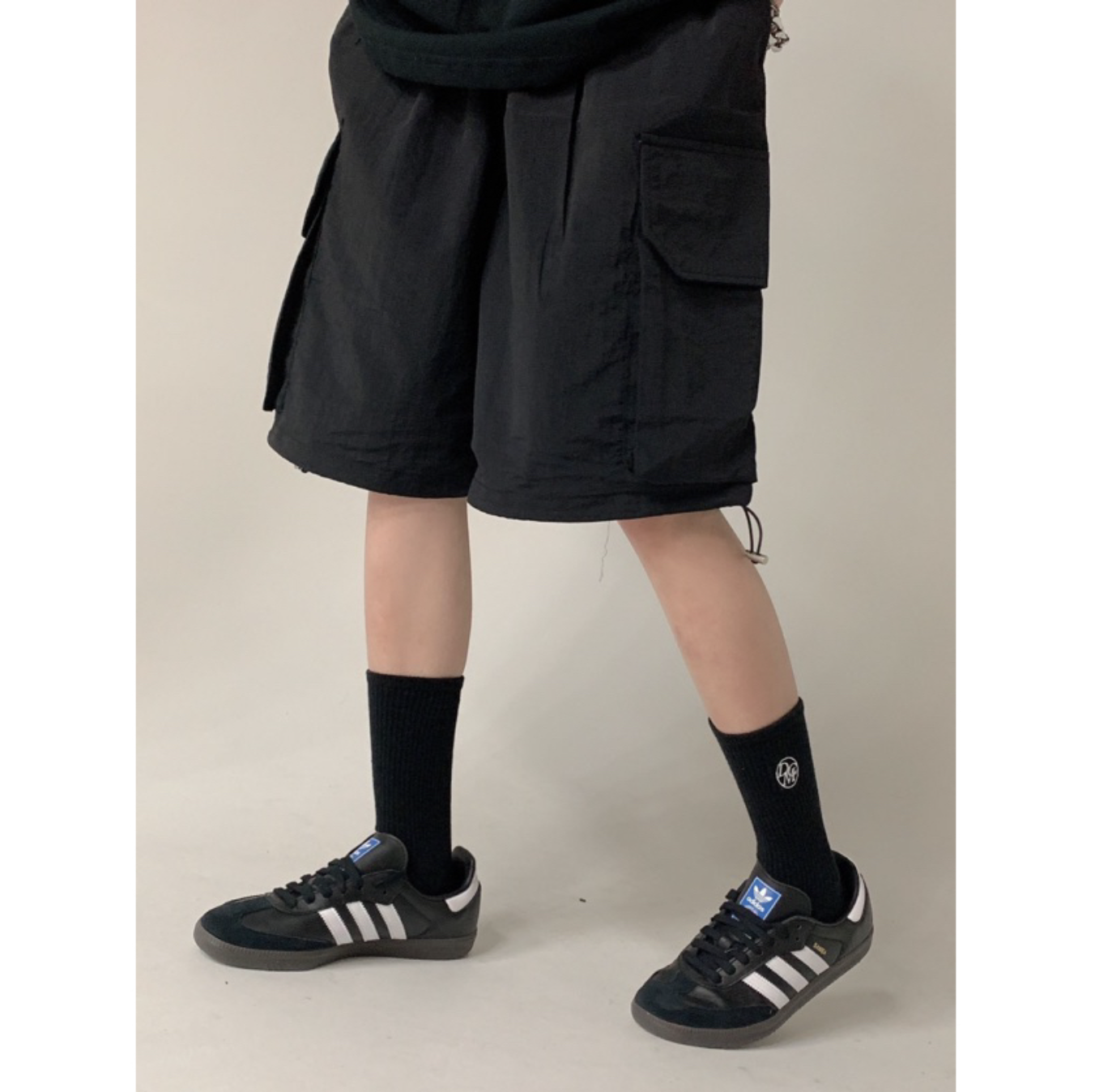 DISCERNMENT DCM BASIC LOGO SOCKS 厚底 長襪 毛巾底 白襪 襪