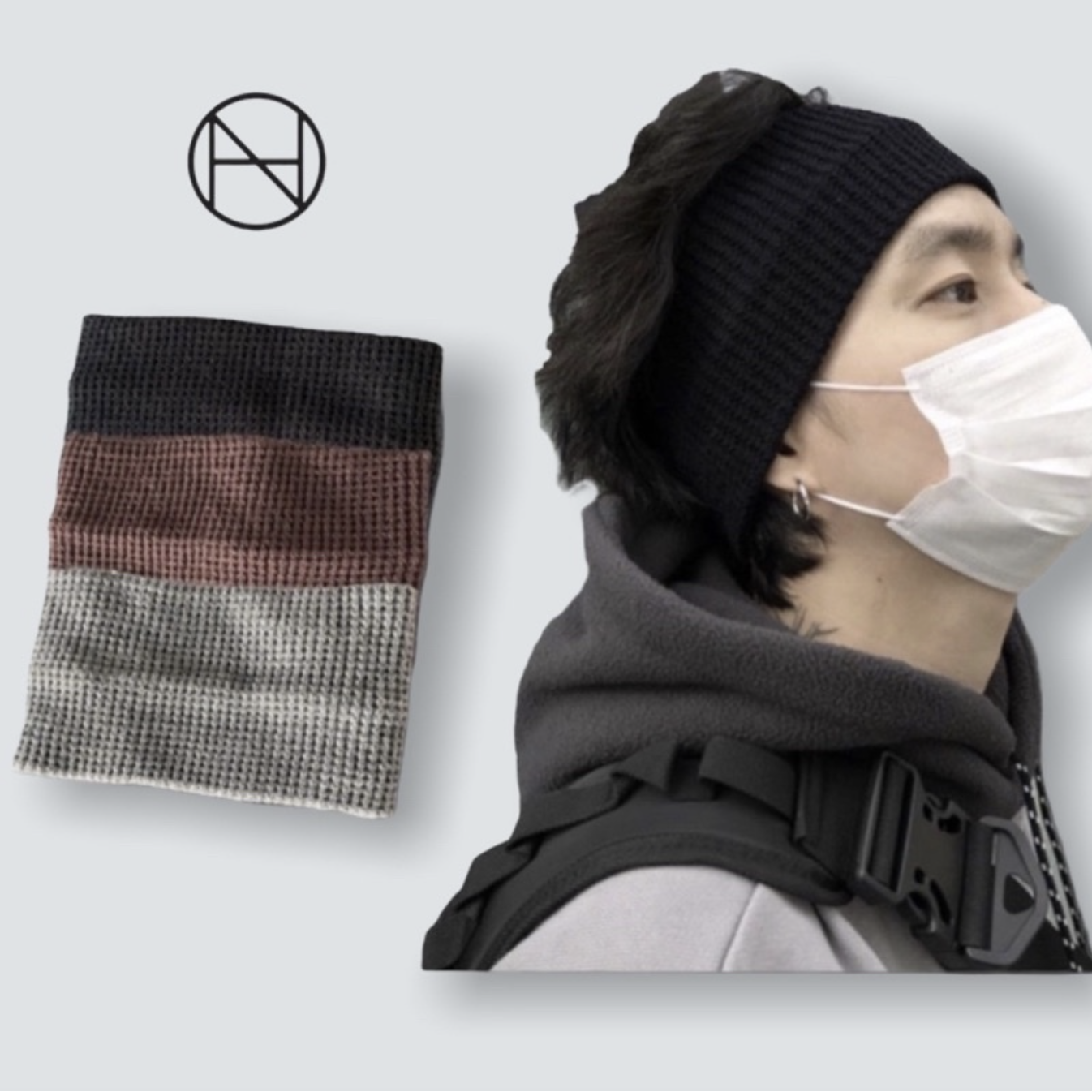 韓國 92volt 華夫格頭帶 針織頭帶 三色 選貨 針織 頭帶 玉米棉