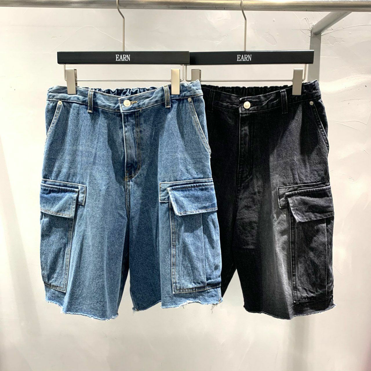 工裝牛仔短褲 EARN-001P