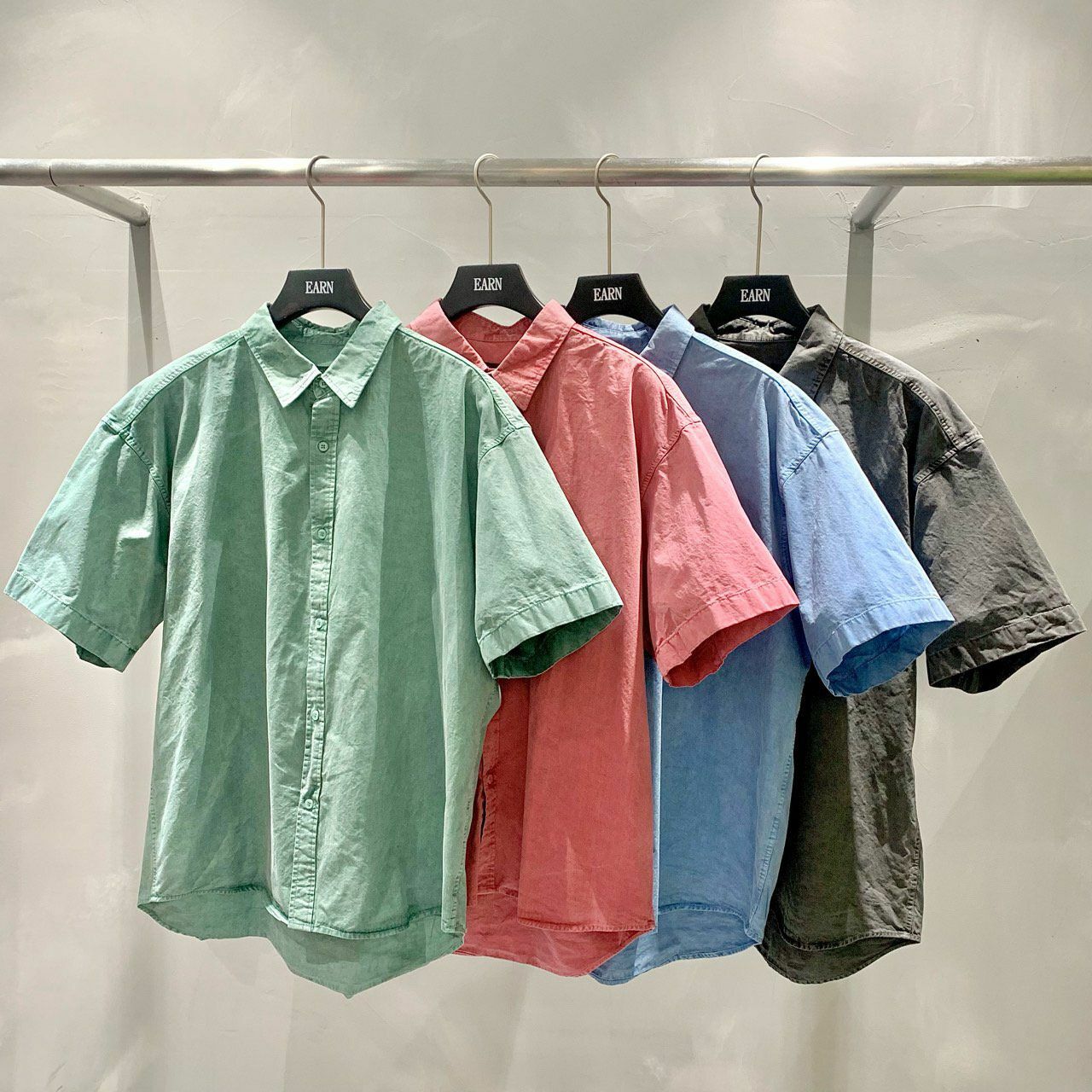 淨色短袖恤衫 EARN-002S