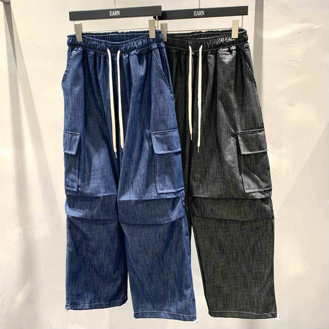 工裝鬆身牛仔褲 EARN-003P