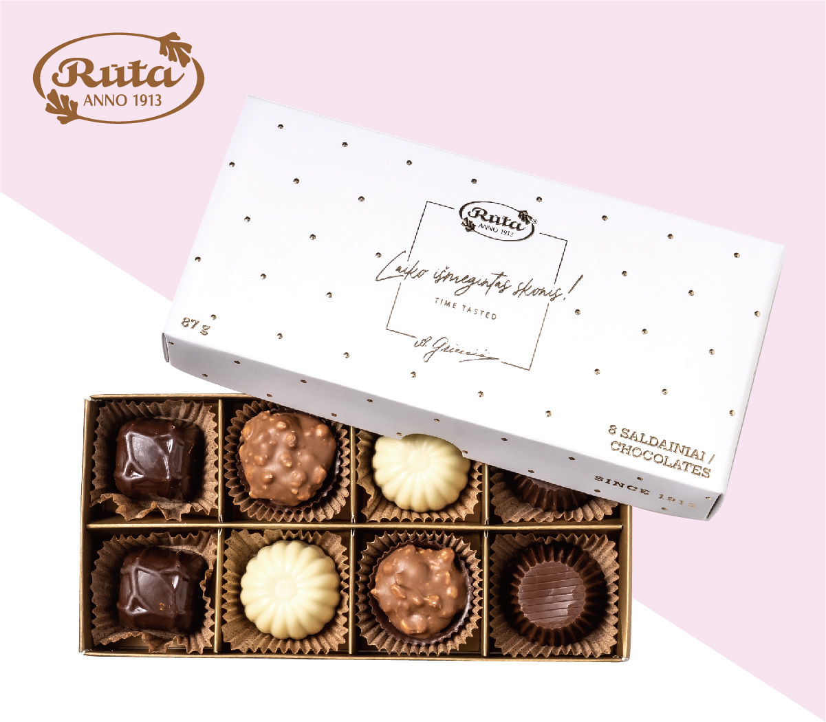 露特巧克力_精選夾心禮盒8入裝