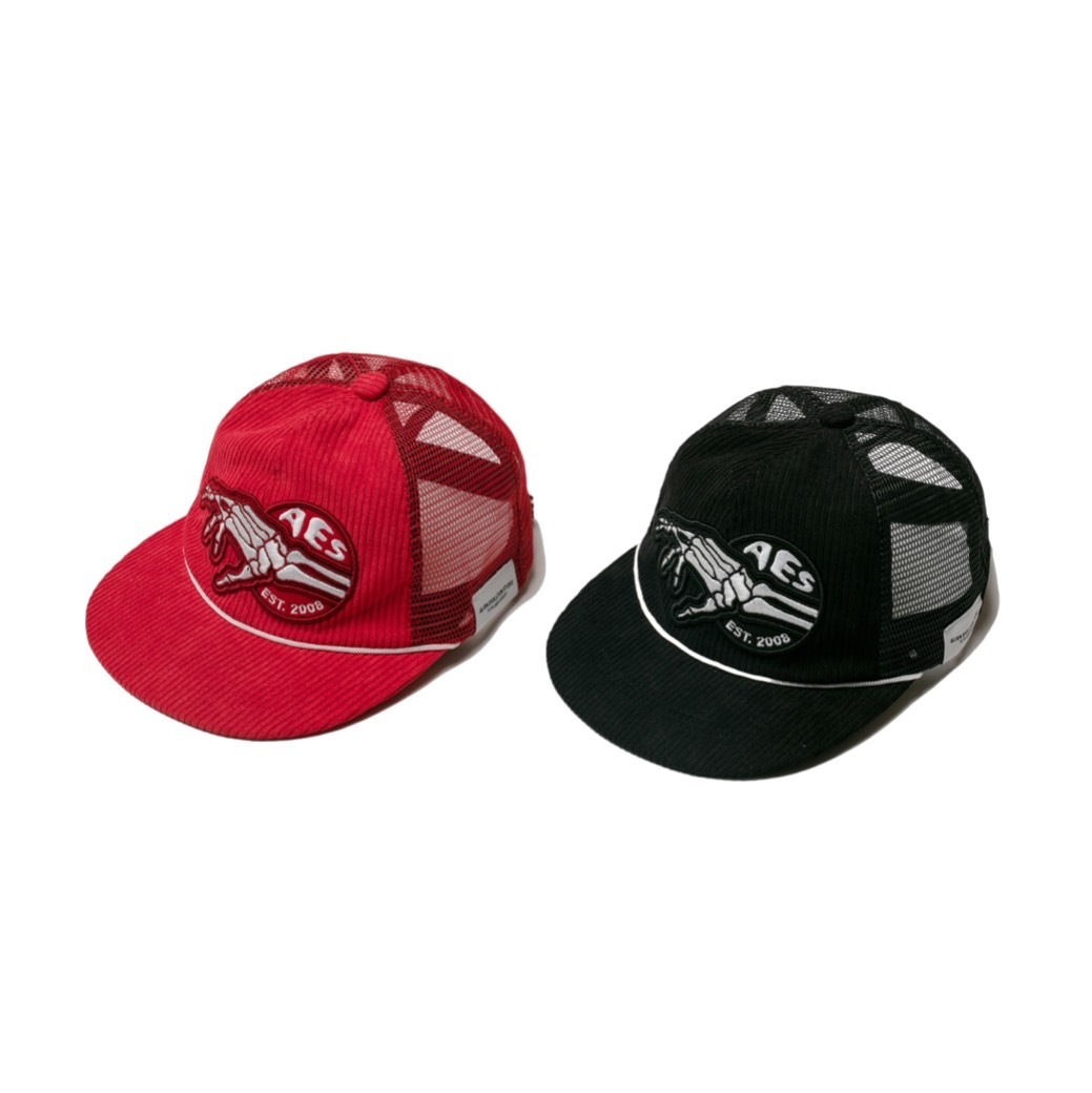 AES SKELETON HAND PATCH MESH BASEBALL CAP