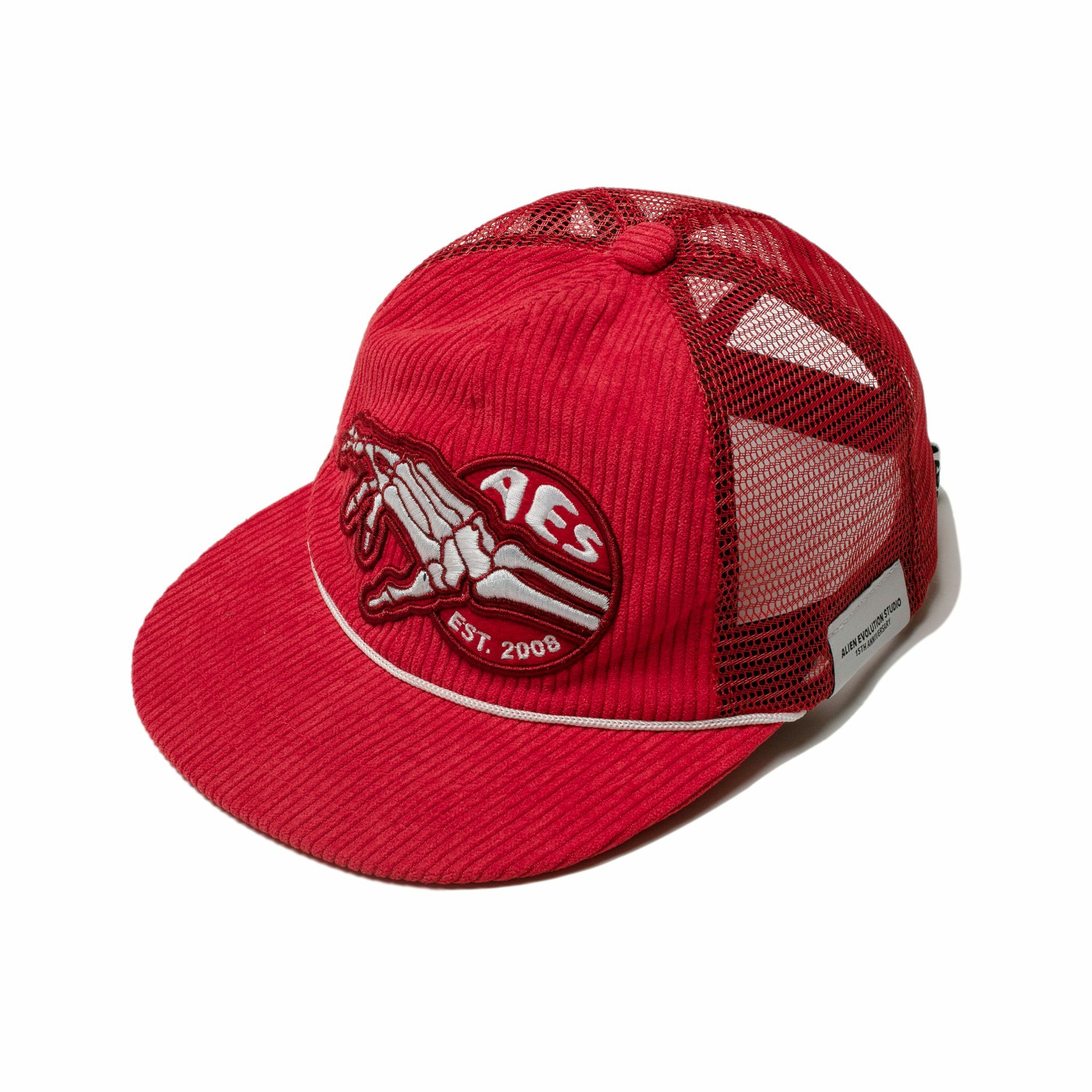 AES SKELETON HAND PATCH MESH BASEBALL CAP