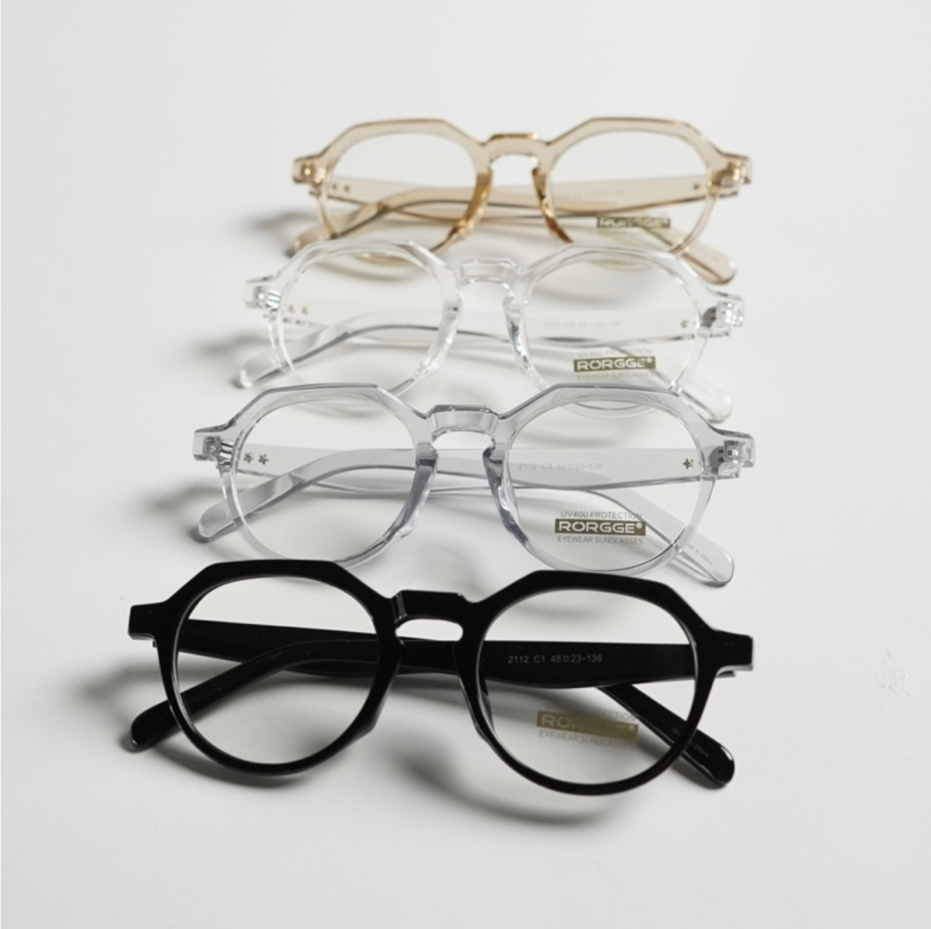 🇰🇷韓國 JIN UNIVERSAL G06 菱角框造型鏡框 日系 搭配 山系 （3 COLOR）