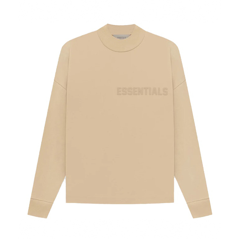 Fear of God EssentialsL/S TEE - SAND 長袖 沙色 男女款 125BT222014F [台灣現貨]
