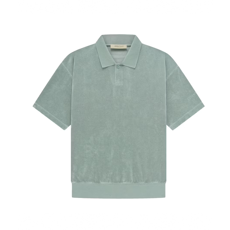 Fear of God Essentials Terry Polo SYCAMORE 短袖 薄荷綠 男女款 125BT224051F [台灣現貨]