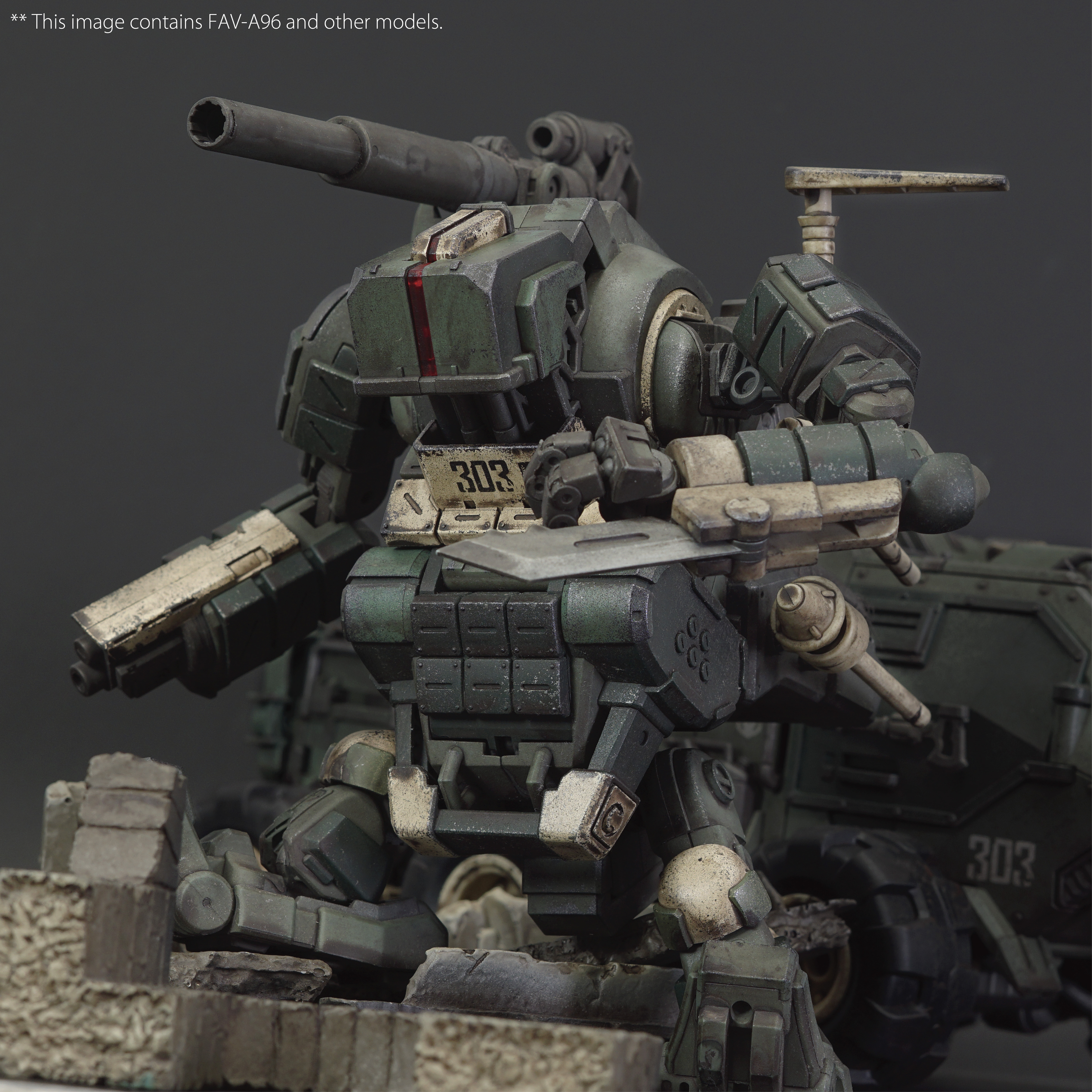 酸雨戰爭 : 1/18 FAV-A96 約安尼斯鍩戎套裝