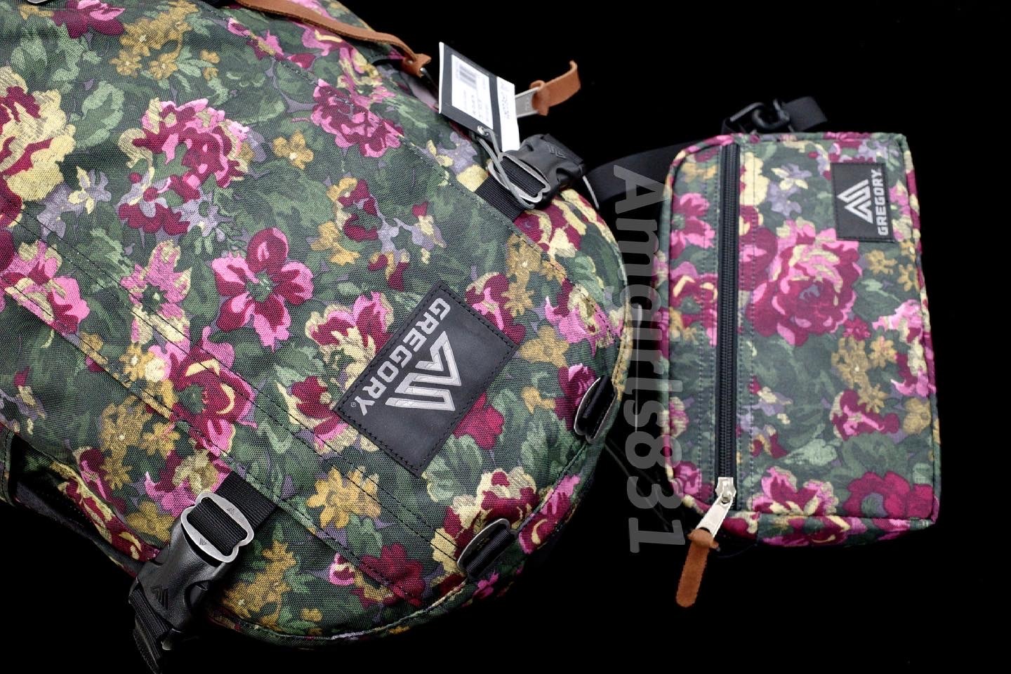 Gregory All day V2.1 garden tapestry + padded shoulder pouch M garden tapestry
