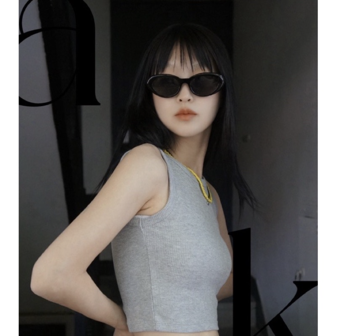 🇰🇷韓國 aAke S02 金屬邊橢圓框造型鏡框 Y2K風格 外星人鏡框 漸層色（5 COLOR）