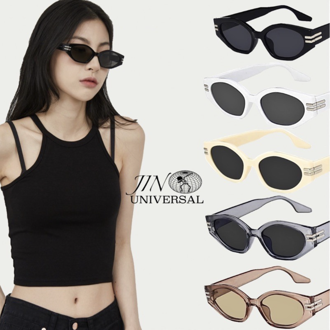 JIN UNIVERSAL S06 賽車造型鏡框 金屬 賽車 鏡框 造型