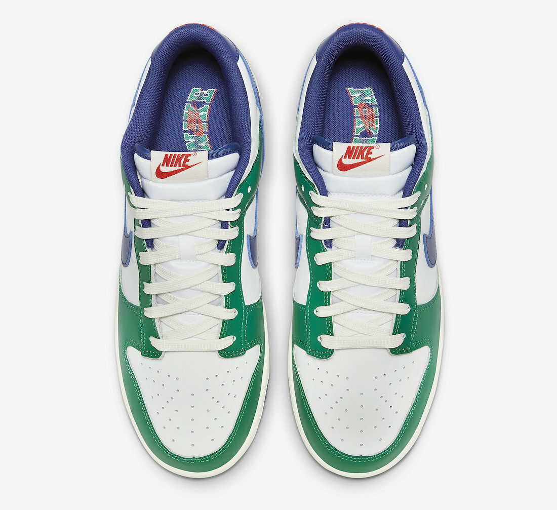 Nike Dunk Low “ Varsity Team” 綠白藍勾男女鞋FQ6849-141 [台灣現