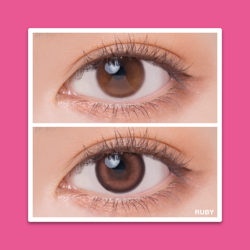 [日拋][防UV] Quinlivan Light Series 1day -RUBY 寶石紅  (10片裝)