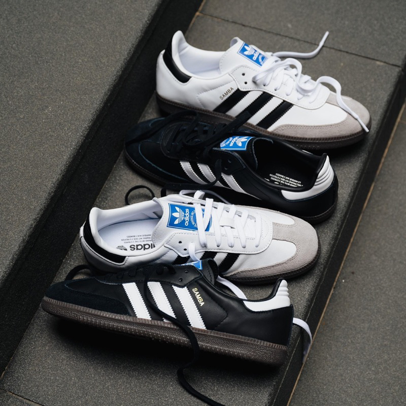 <快速出貨>Adidas Originals Samba OG Black/White 白黑灰 焦糖底 經典 麂皮 復古 德訓鞋
