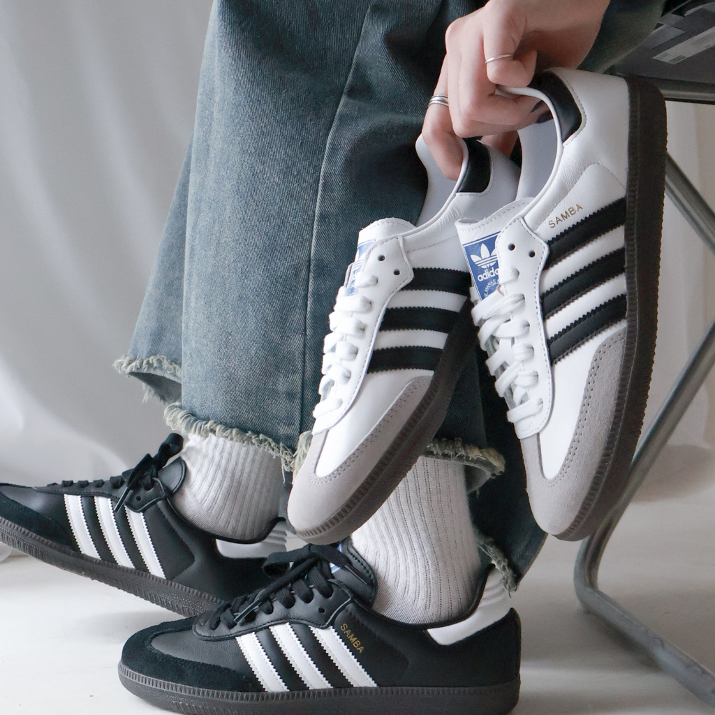 <快速出貨>Adidas Originals Samba OG Black/White 白黑灰 焦糖底 經典 麂皮 復古 德訓鞋