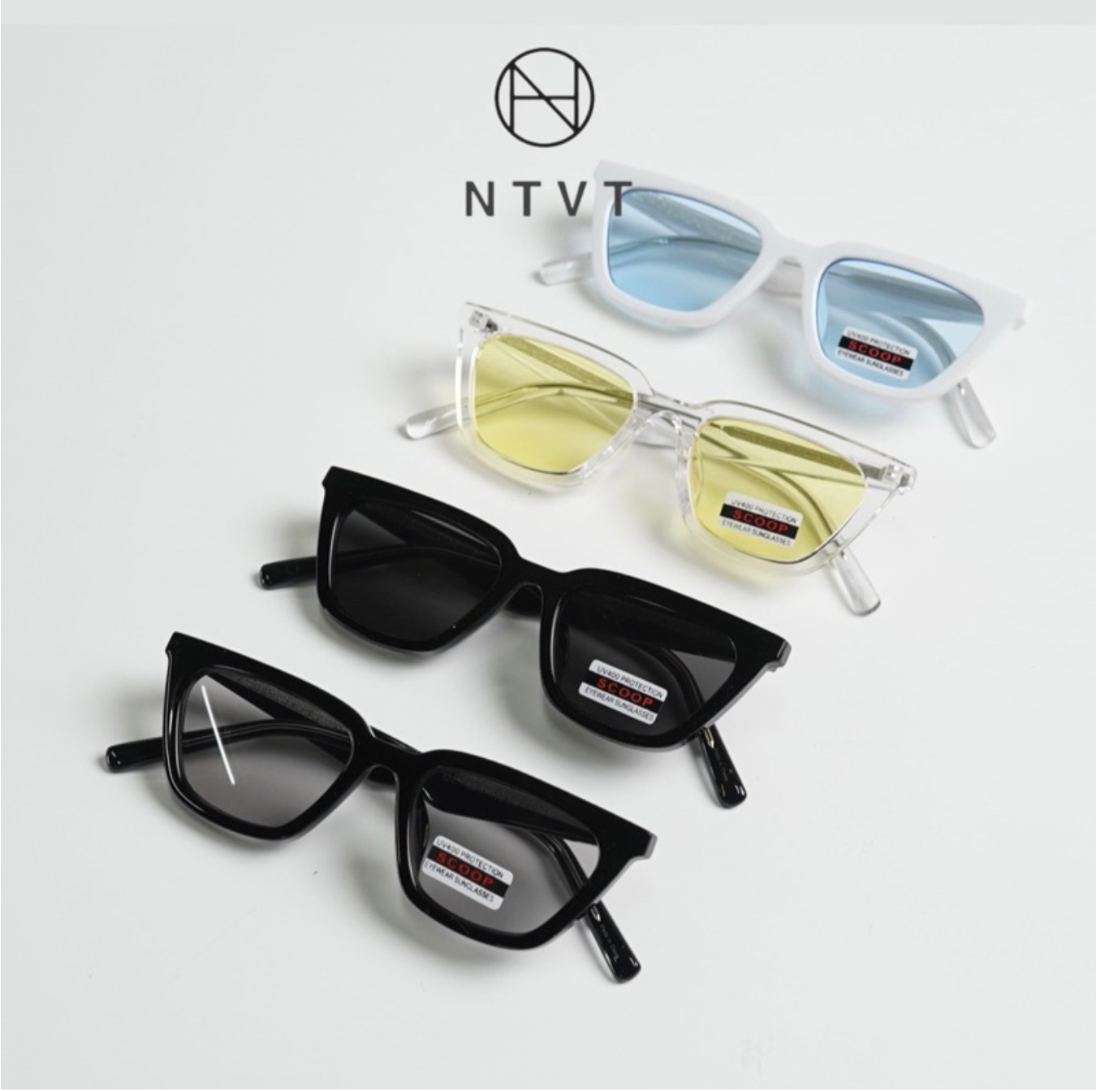 🇰🇷韓國NTVT S-07 方型平框鏡框 造型鏡框 鏡框（4 COLOR）