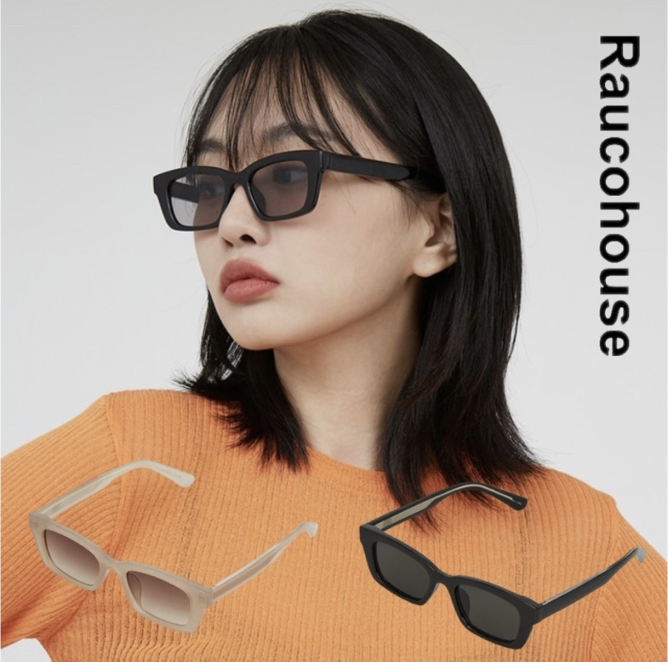 🇰🇷韓國 Raucohouse S09 賽博龐克 金屬風格 鏡框 造型鏡框 方框（3 COLOR）