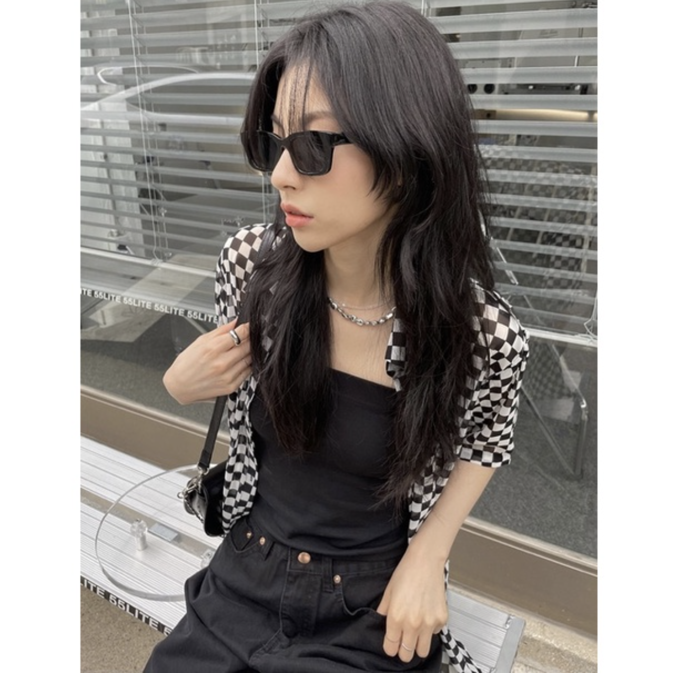 🇰🇷韓國 Raucohouse S09 賽博龐克 金屬風格 鏡框 造型鏡框 方框（3 COLOR）