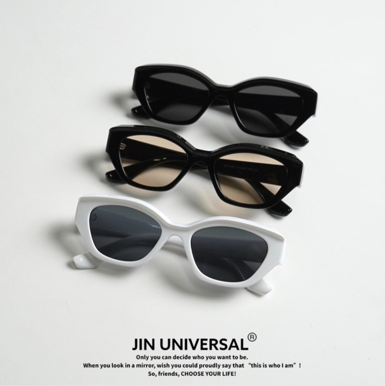 JIN UNIVERSAL S16 威靈頓造型鏡框（可換鏡片附盒）造型鏡框