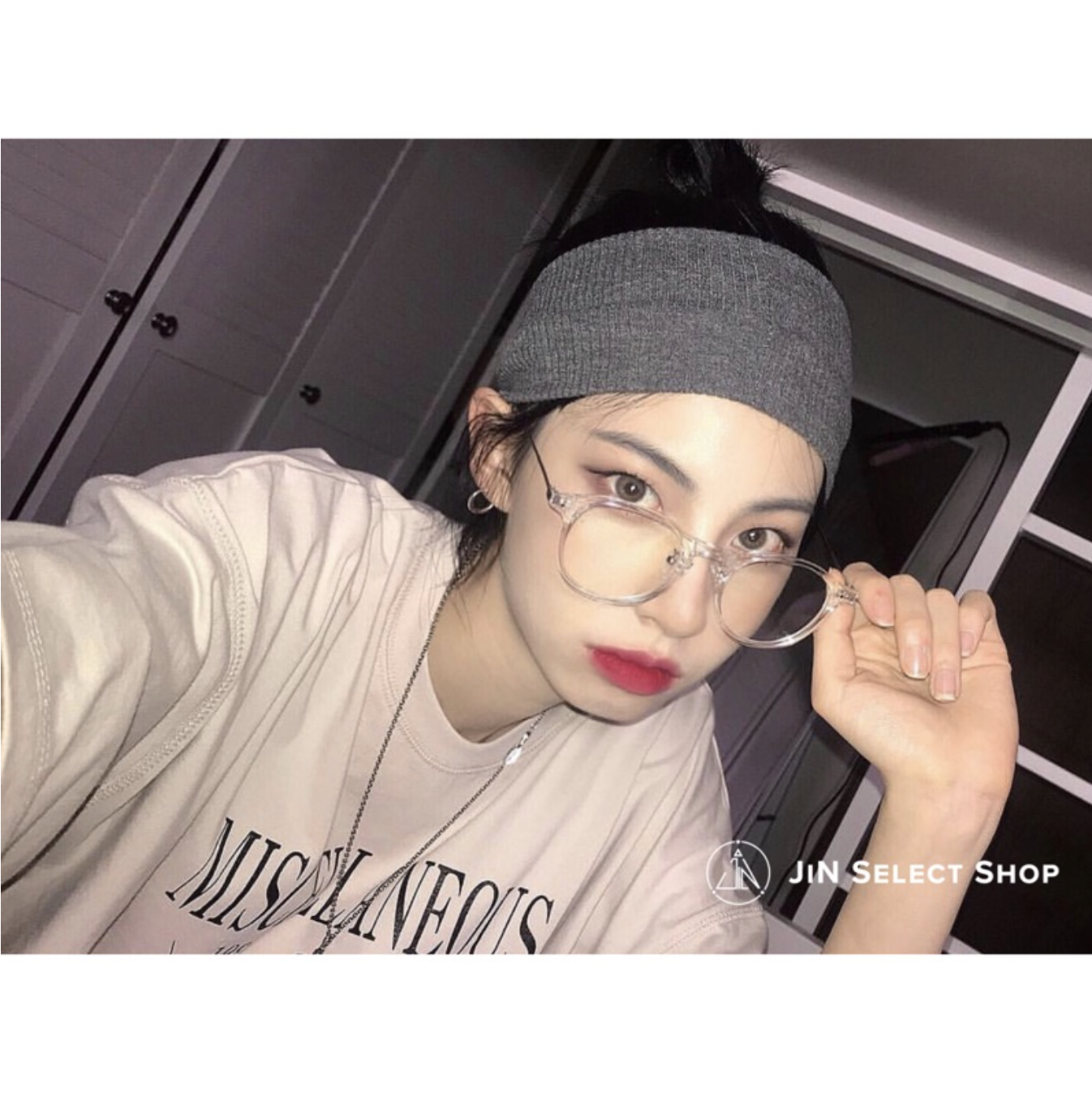 🇰🇷韓國NTVT G04 高質感 粗筐 金邊 透明鏡框 防風鏡框