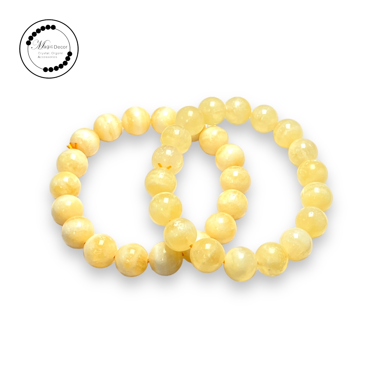 250925 - A69 11mm+蜂蜜橙方解石手串