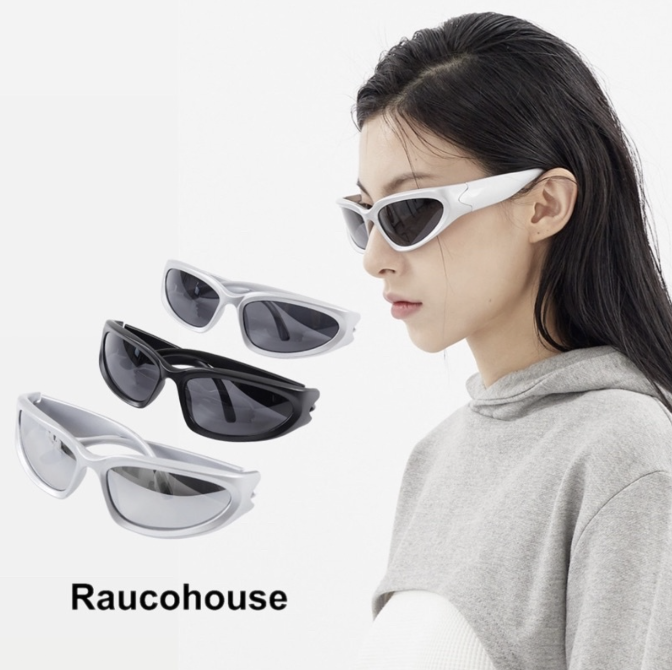 🇰🇷韓國 Raucohouse S04 復古 Y2K 造型鏡框 美式 科技感 未來感