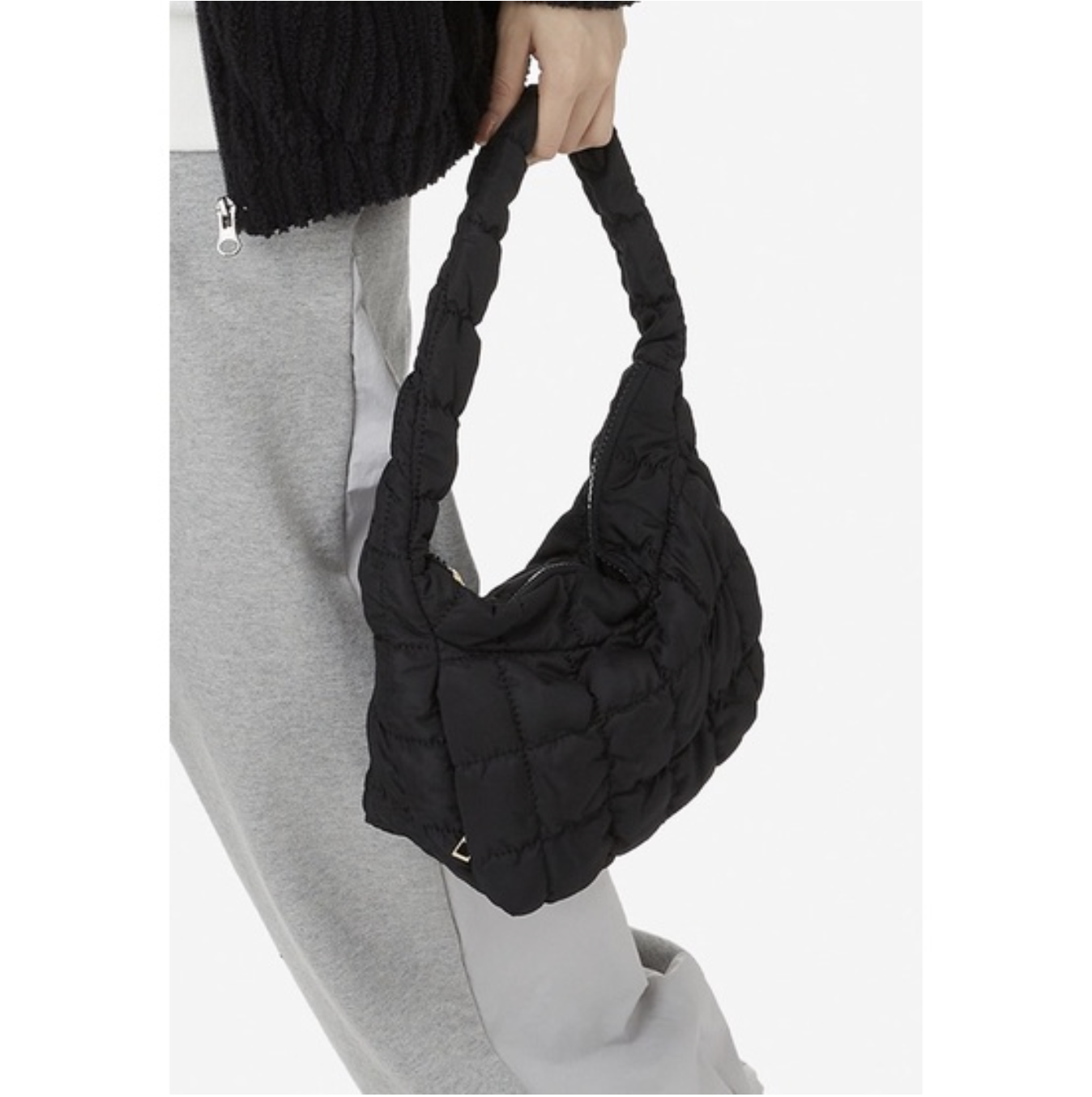 🇰🇷韓國 Raucohouse （SALE) 雲朵方格壓紋手提包 雲朵包 背包 肩背包 小包 背包 包包 側背包 柔軟