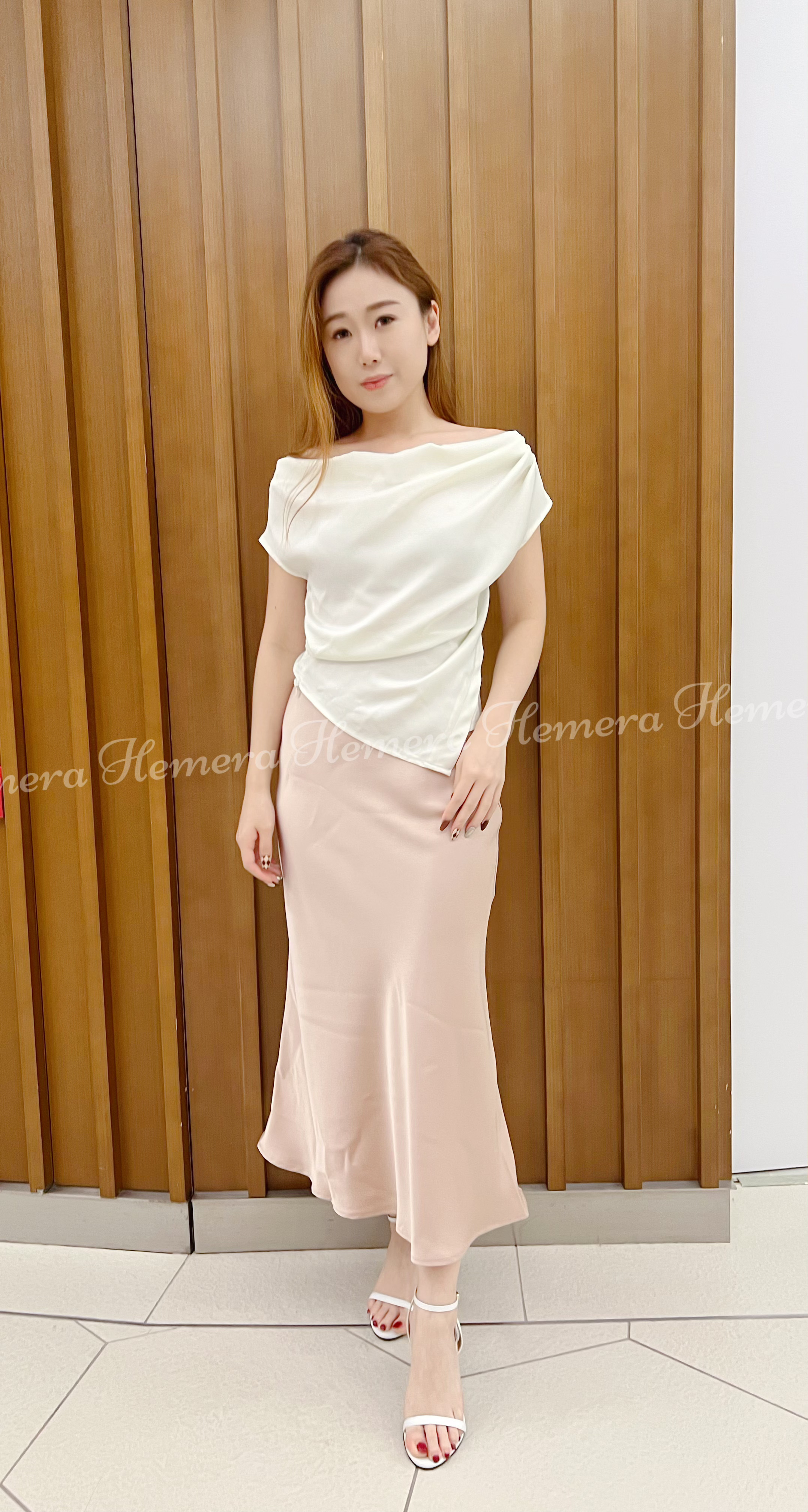 SK23S0805 魚尾半身中長裙