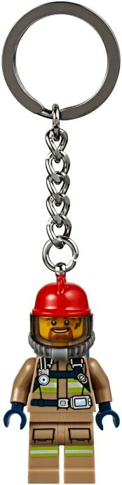 [飛米樂高積木專賣店] 853918 LEGO 城市系列 消防員 鑰匙圈
