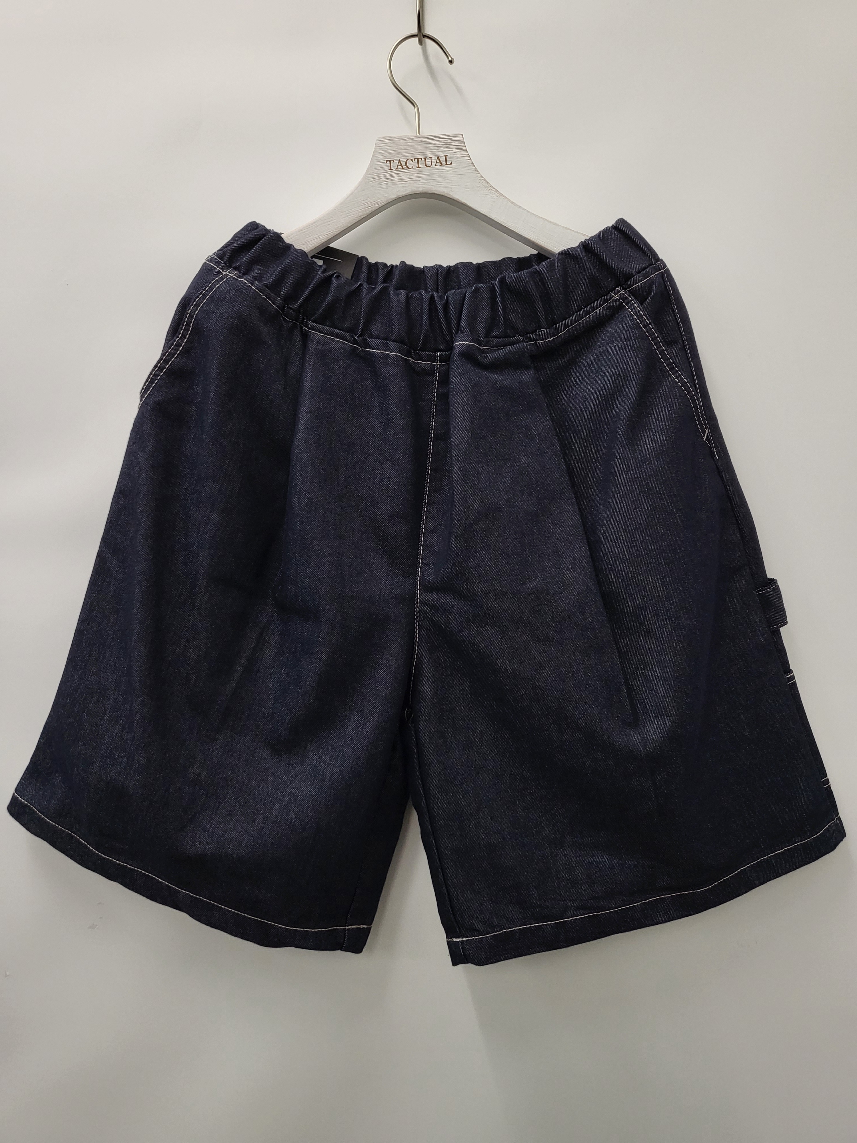 淨色牛仔短褲 P2544