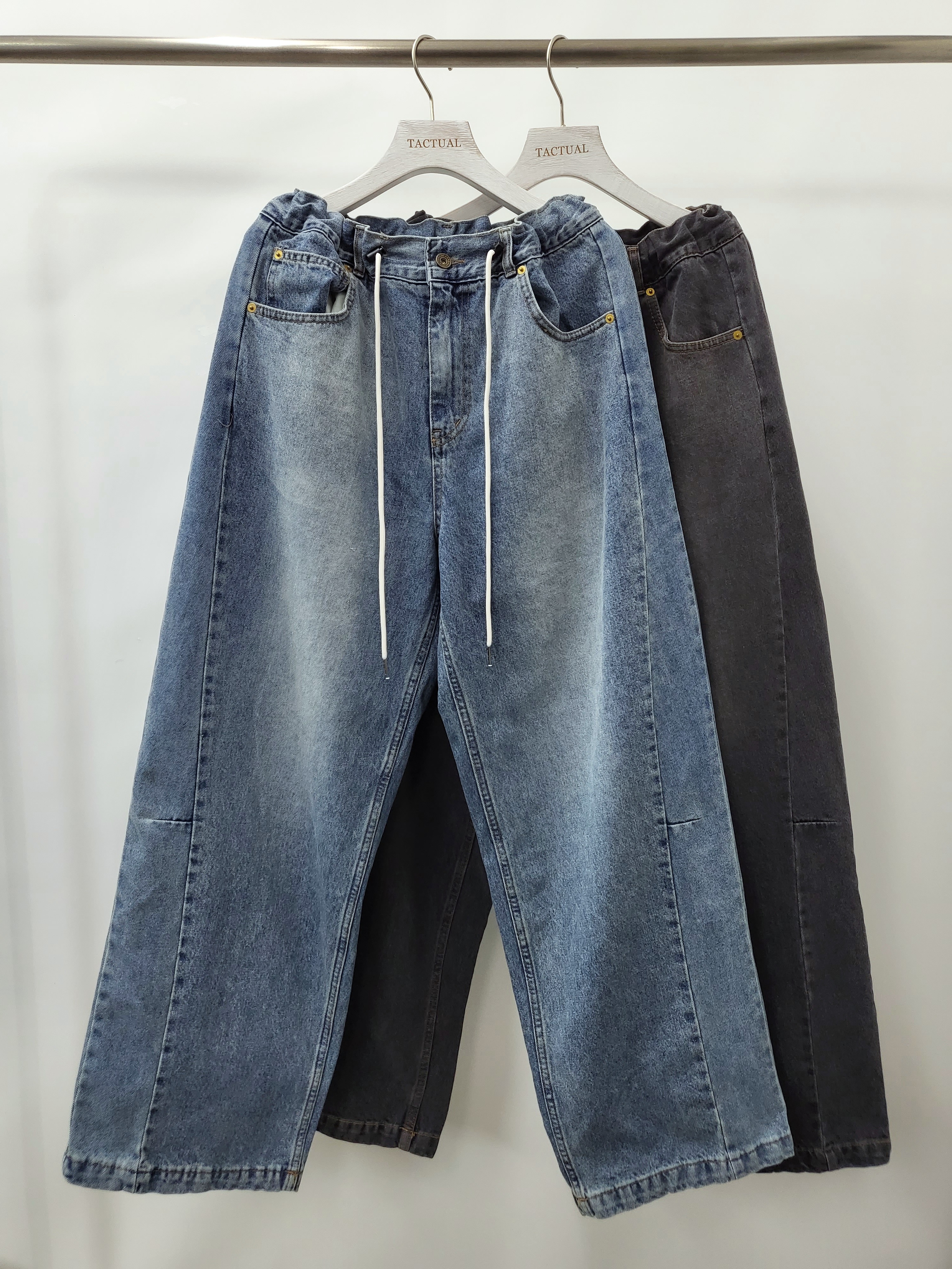 洗水鬆身牛仔褲 J687