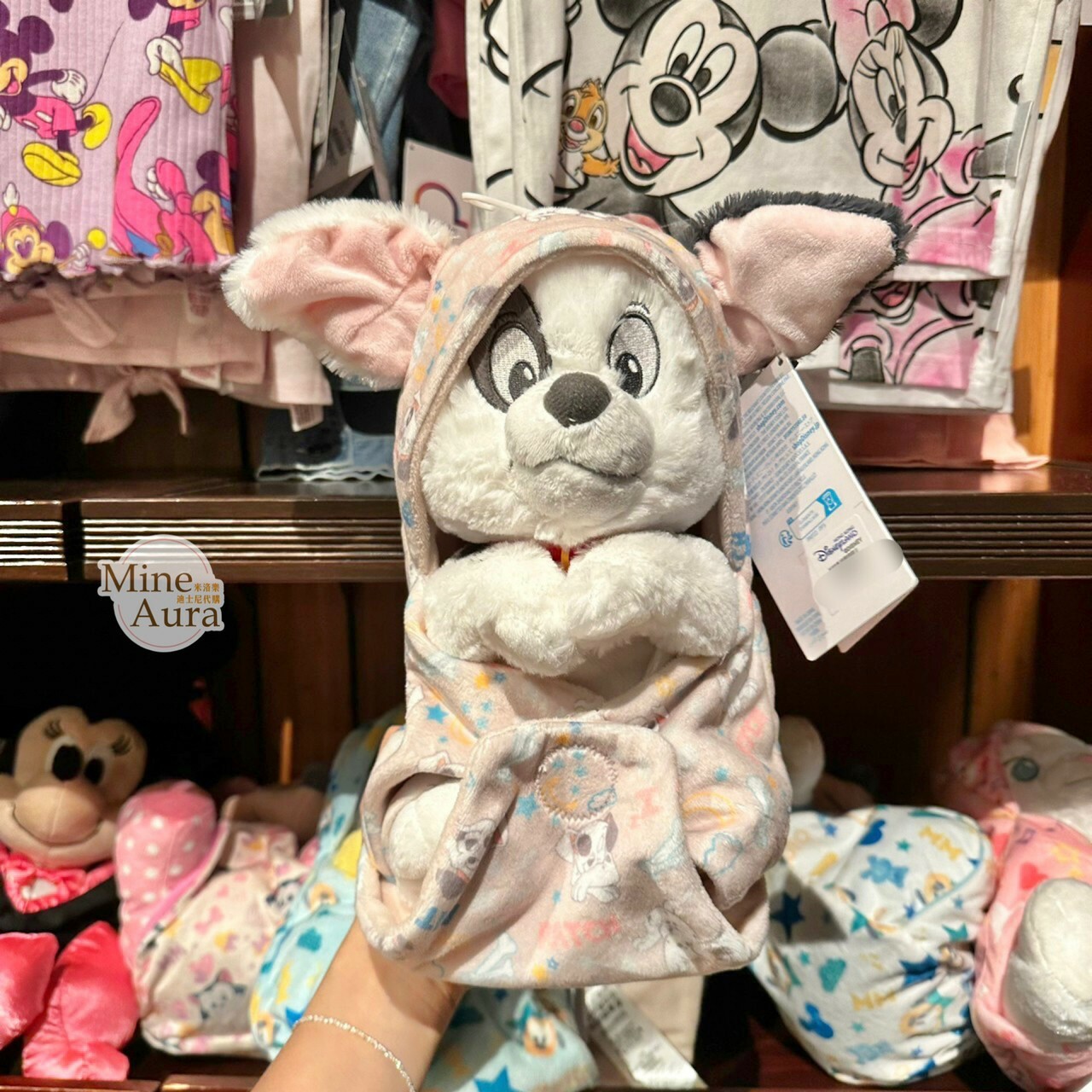 101忠狗 One Hundred and One Dalmatians 寶寶 包巾 娃娃 玩偶 -香港迪士尼樂園