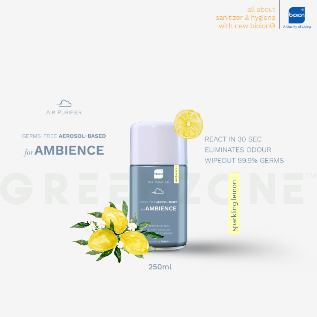 Bioion Deo-Sanitizer Disinfectant Spray Refill 250ML - SPARKLING LEMON