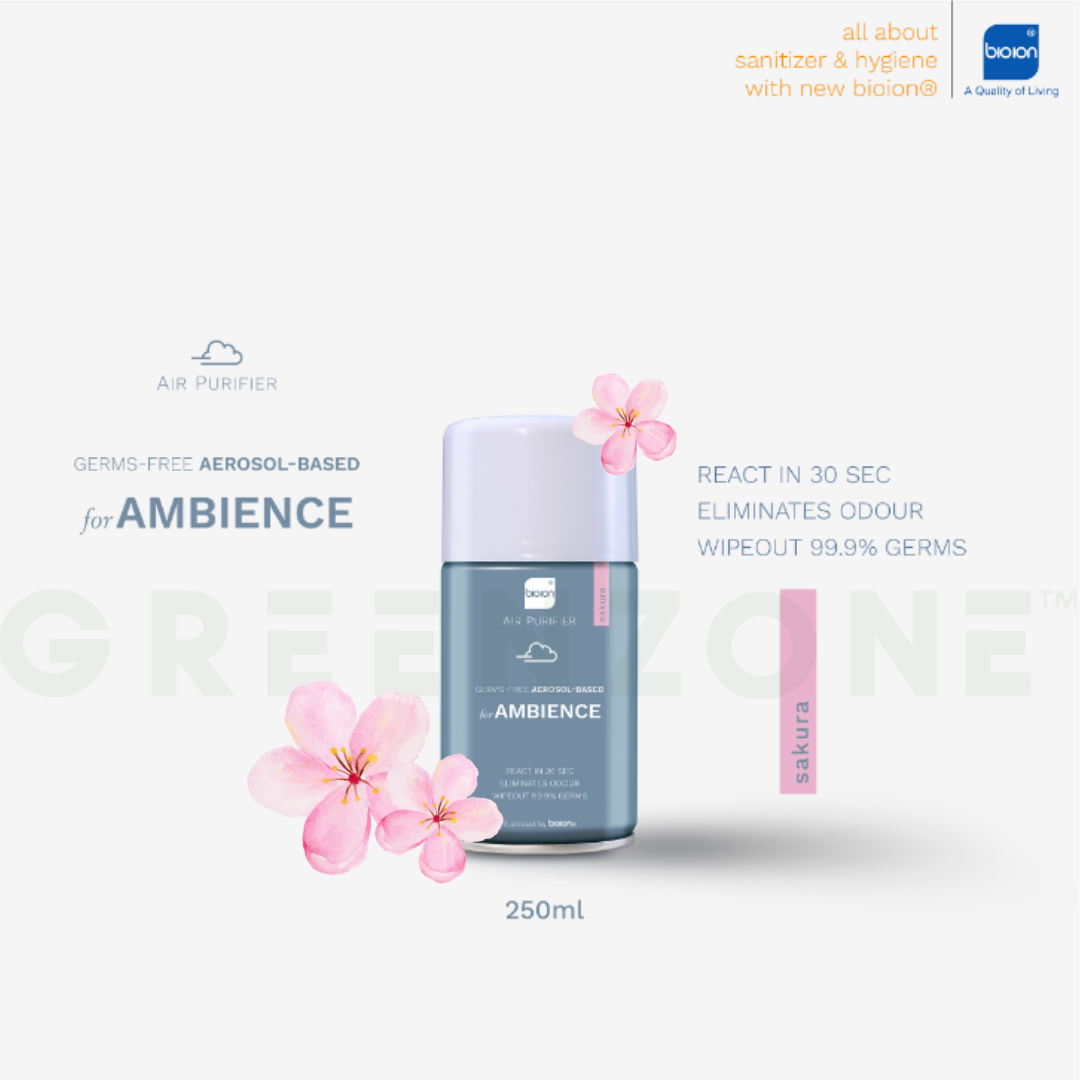 Bioion Deo-Sanitizer Disinfectant Spray Refill 250ML - SAKURA