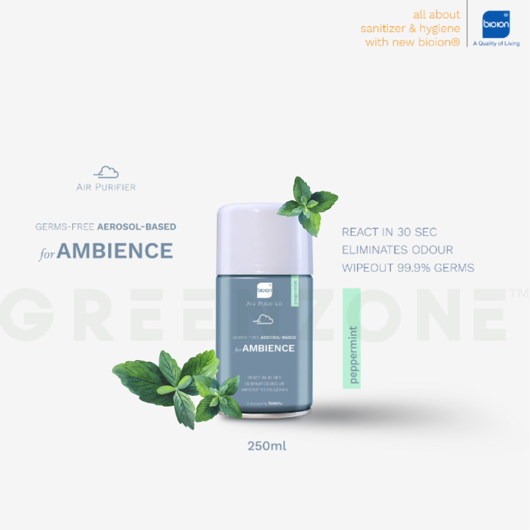 Bioion Deo-Sanitizer Disinfectant Spray Refill 250ML - PEPPERMINT