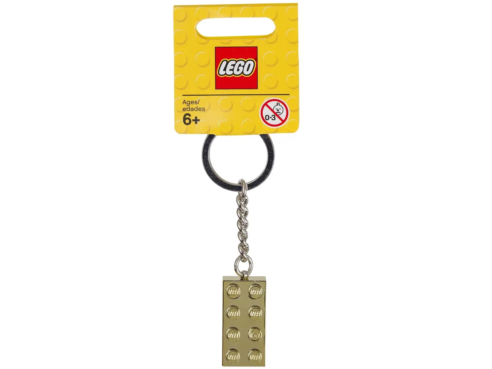 [飛米樂高積木專賣店] 850808 LEGO 金磚 2x4 stud 鑰匙圈