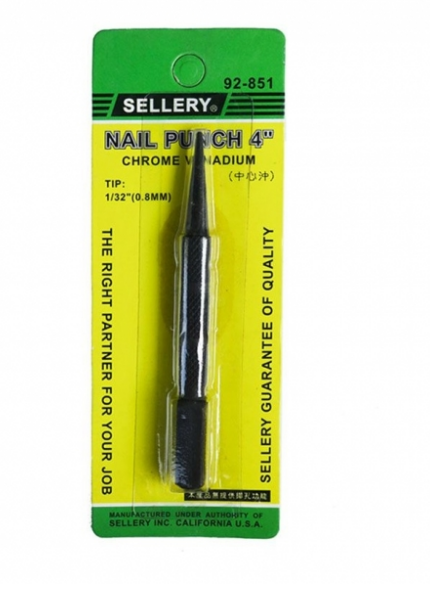 "SELLERY" 92-851 賓子(4"尖形釘乍)