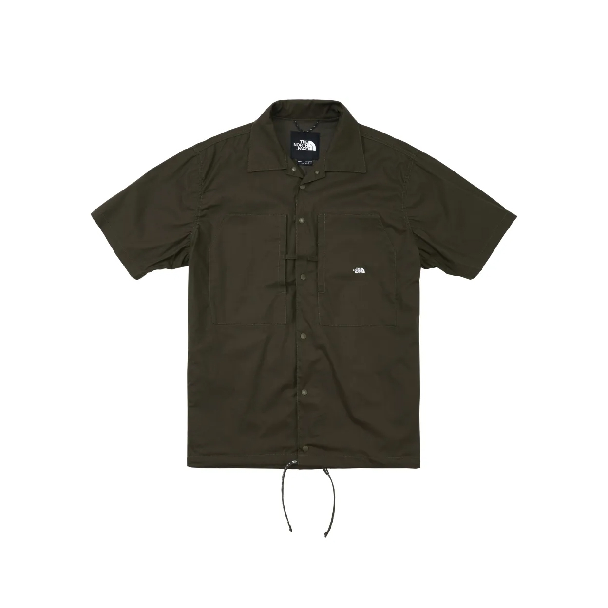 -(E17b01)-THE NORTH FACE UE SS POCKET SHIRT 防風防水 機能短袖襯衫-NF0A81LZ墨綠色(21L)