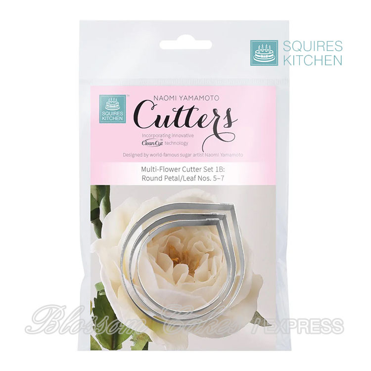 SK Multi Flower Cutter Set 1B (Round 5-7) by Naomi Yamamoto, Set of 3