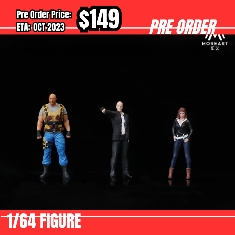 PO-$149 * MoreArt * 1:64 Fast & Furious Set B Fugure [05/08]