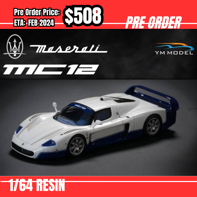 PO-$508 * YM Model * 1:64 MC12 Stradale White [05/08]