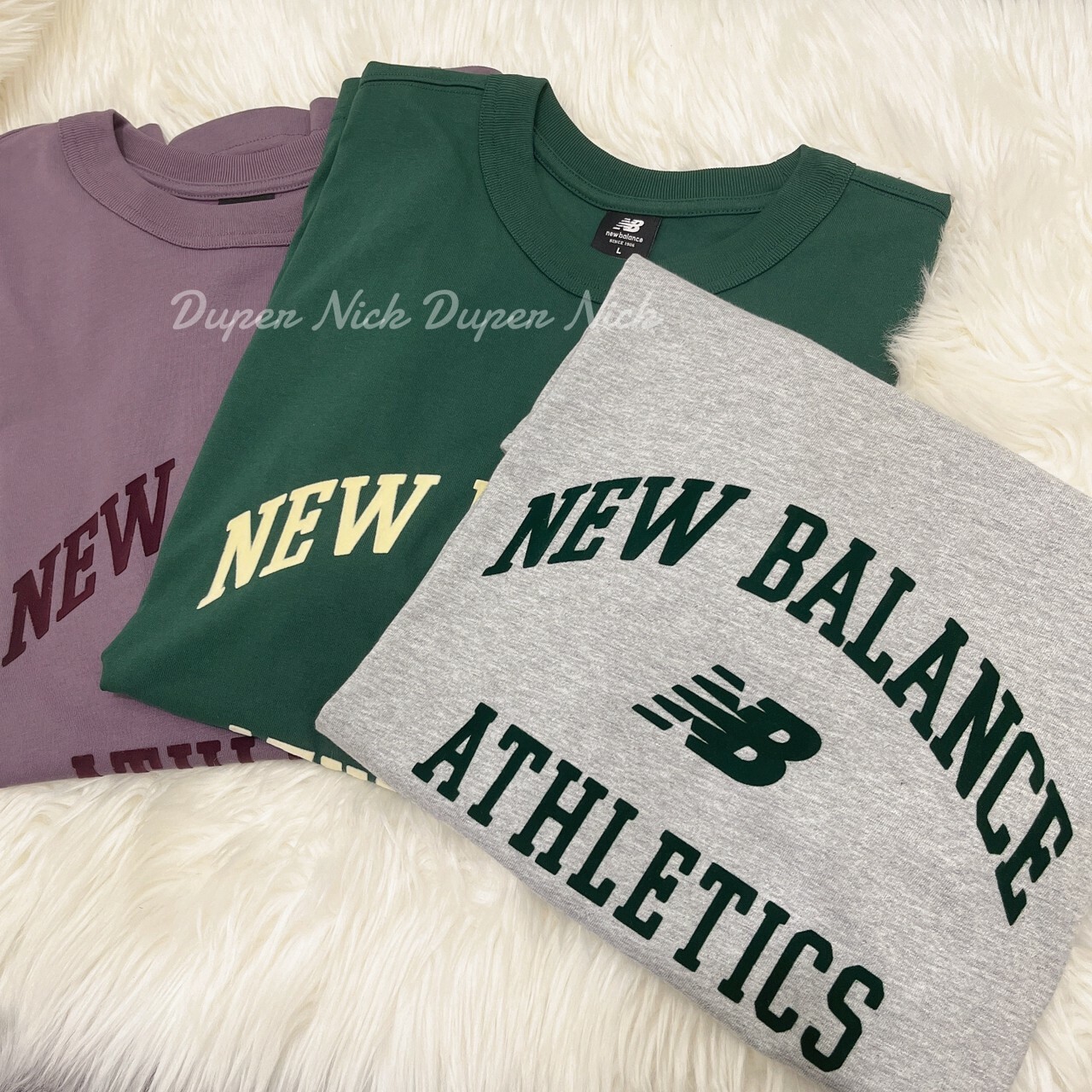 New Balance 英文字母LOGO短TEE (IU著用款)