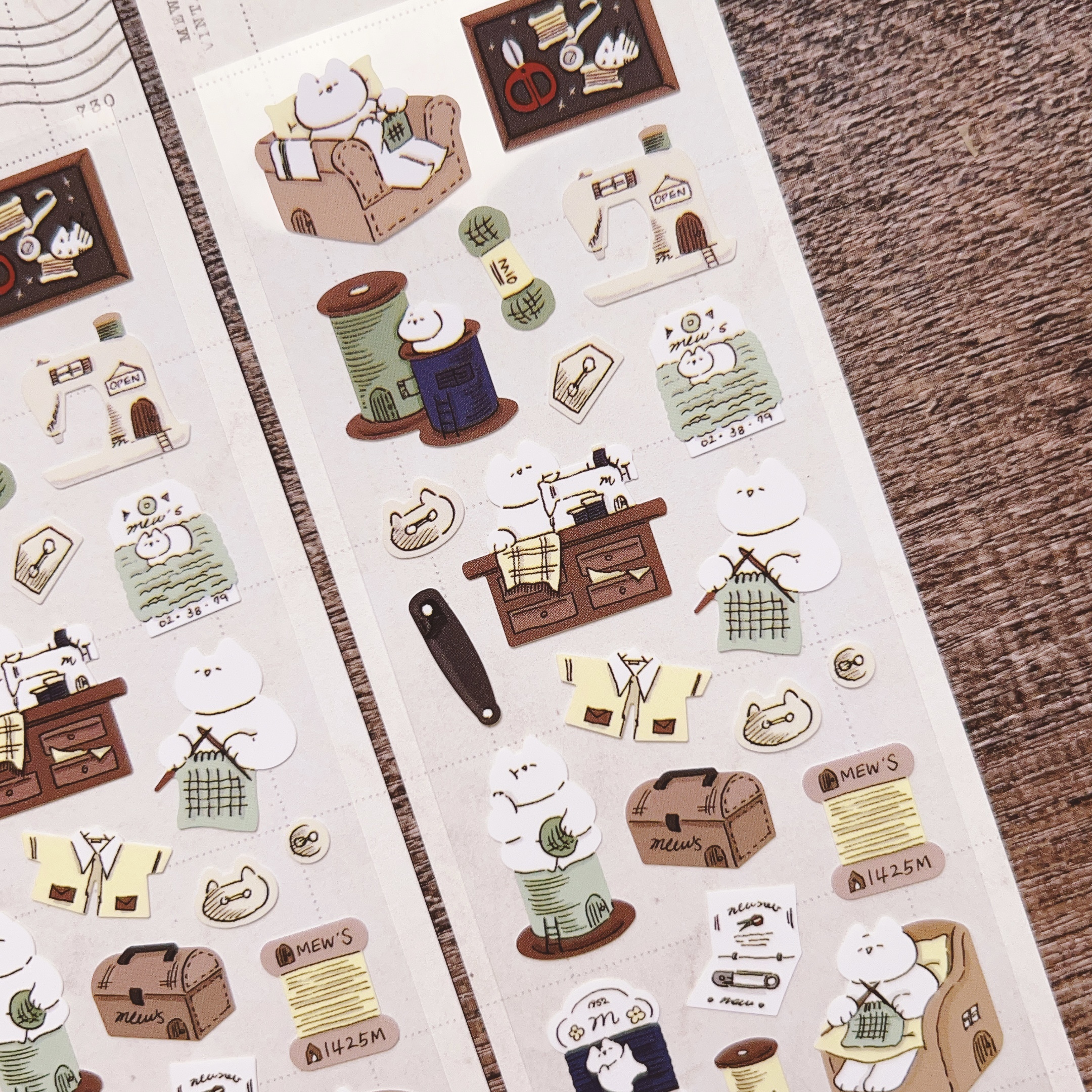 Mewmewbeam | 手工藝貓貓 貼紙 (9323)