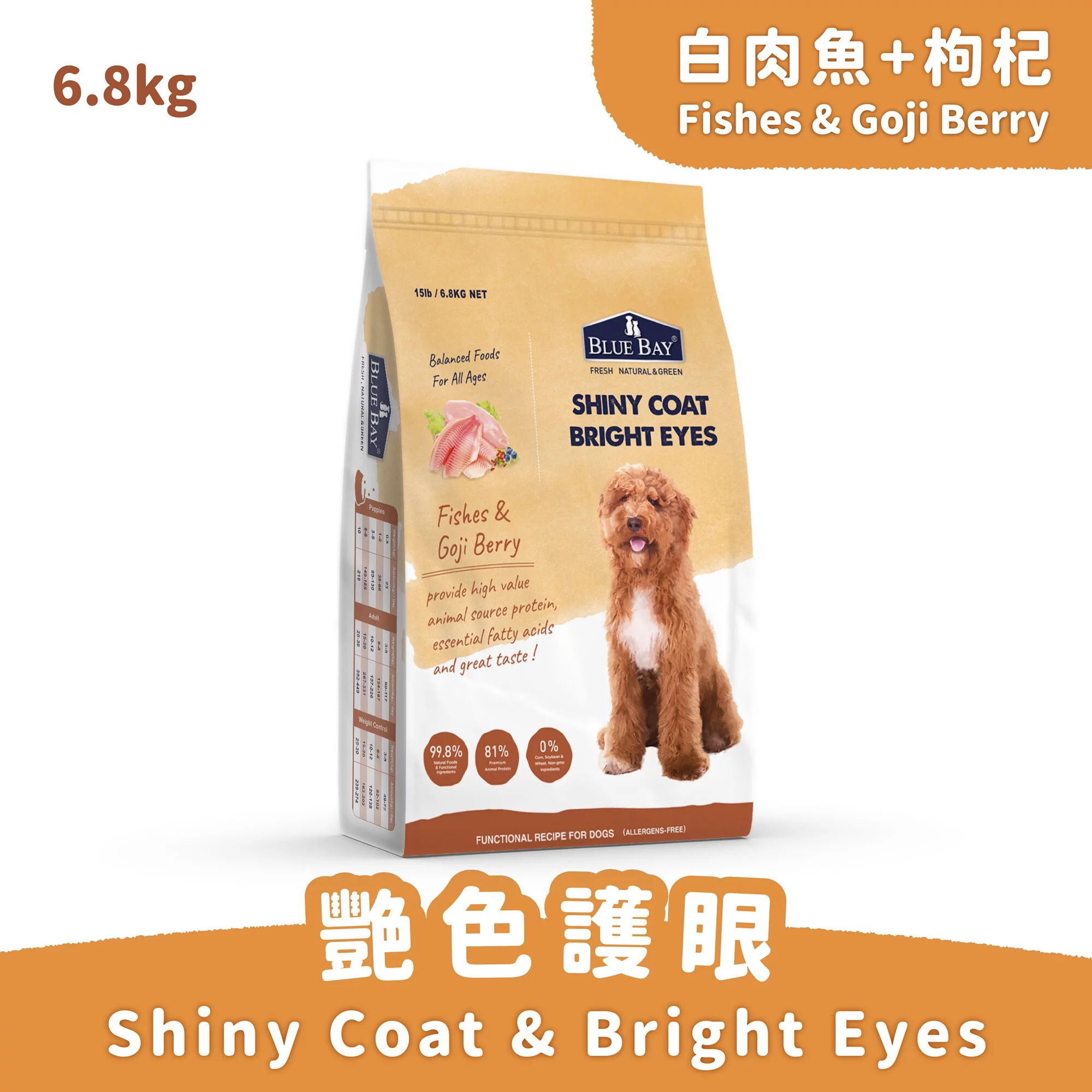 Blue Bay SHINY COAT & BRIGHT EYES FISHES & GOJI BERRY 6.8kg