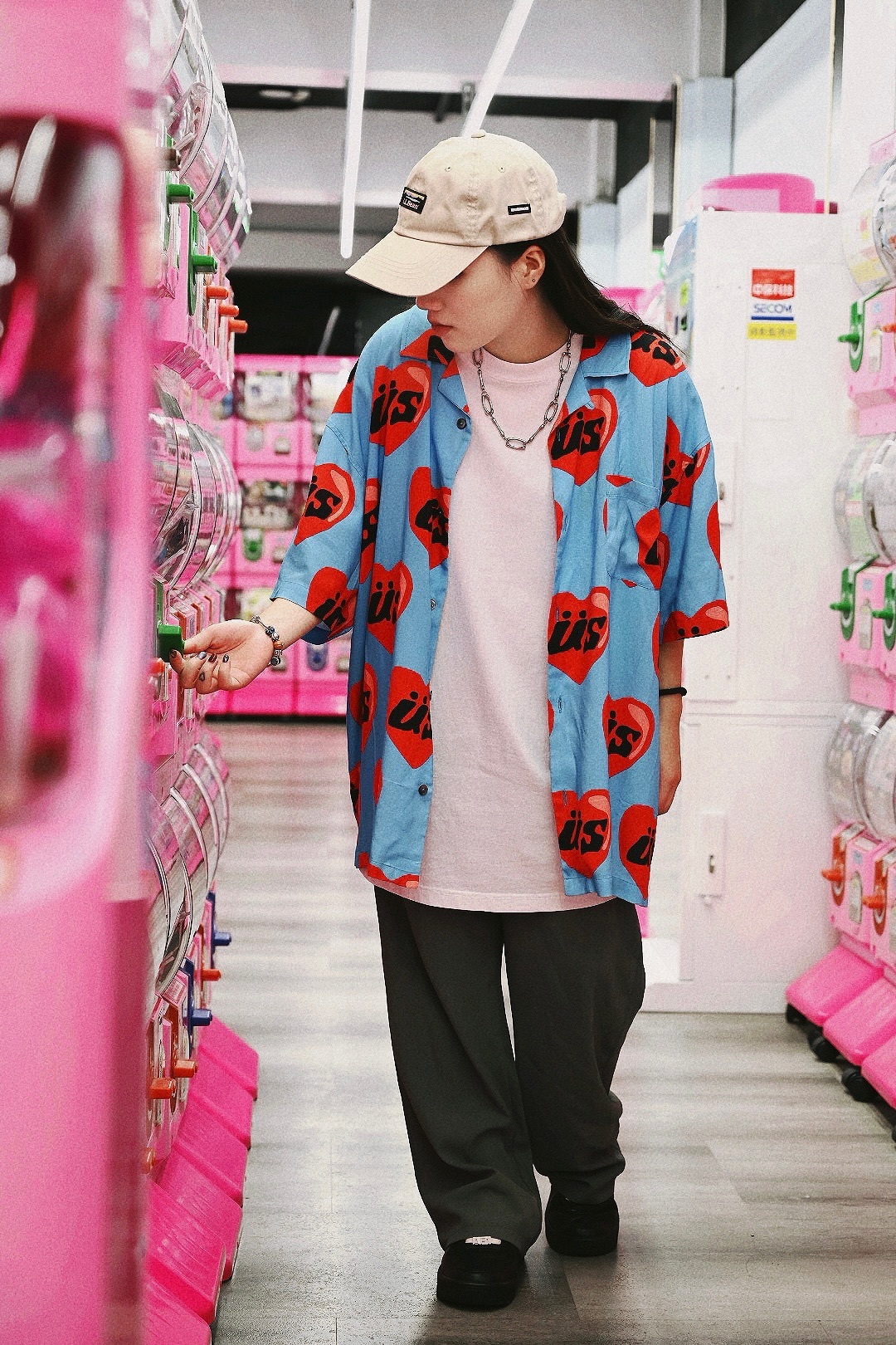 <快速出貨> STUSSY x CPFM 滿版愛心襯衫