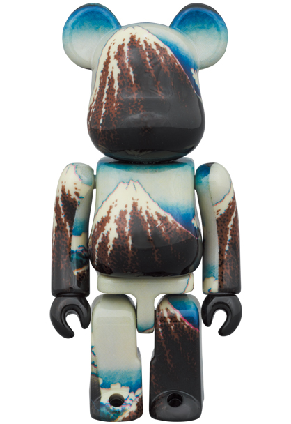 BEETLE BE@RBRICK 葛飾北斎富士山山下白雨冨嶽三十六景FUJI 浮世繪100 400%