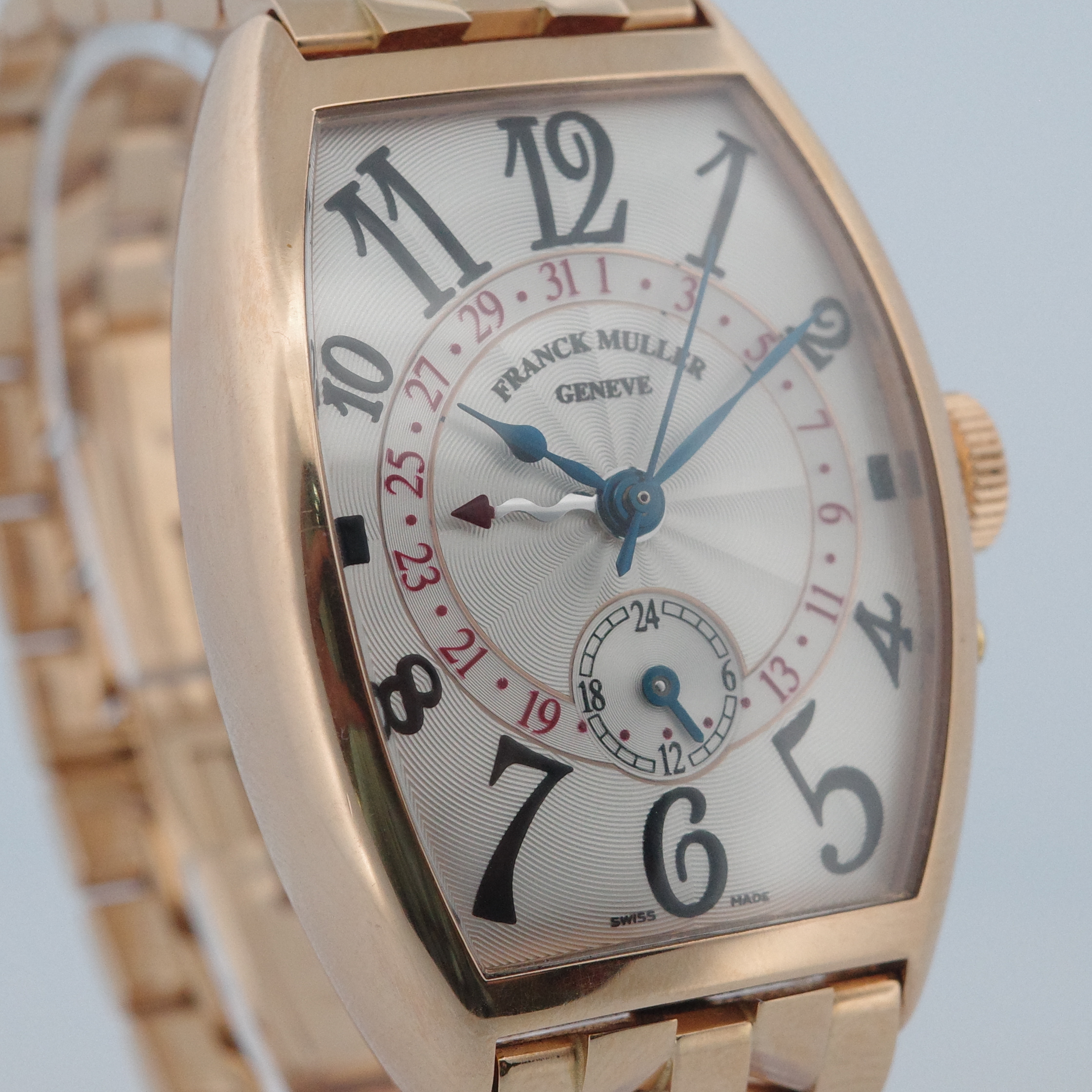 Franck Muller Calendar GMT 18k Pink Gold 5850 Q 24