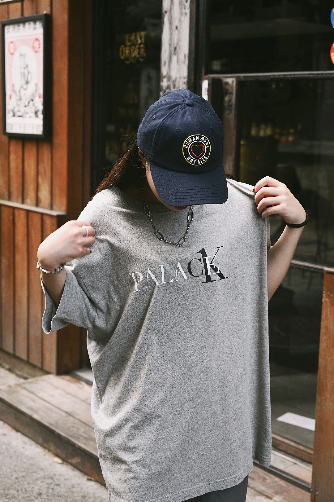 PALACE CALVIN KLEIN 聯名短袖 (灰/黑)