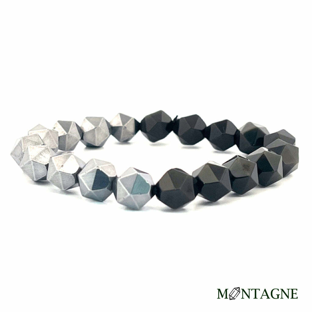 HALF 黑曜石 x 太赫茲切角手鍊