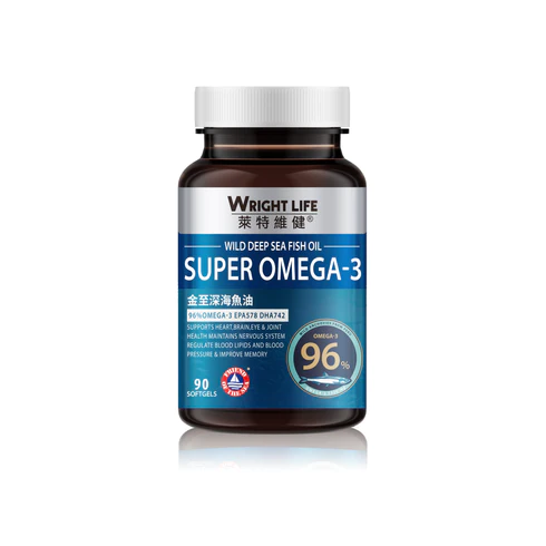 💝91折💝【萊特維健】金至深海魚油 (高含量) 90粒裝 WRIGHT LIFE【正品】促進血液循環、改善血清脂質、保護心臟、維持心腦血管健康